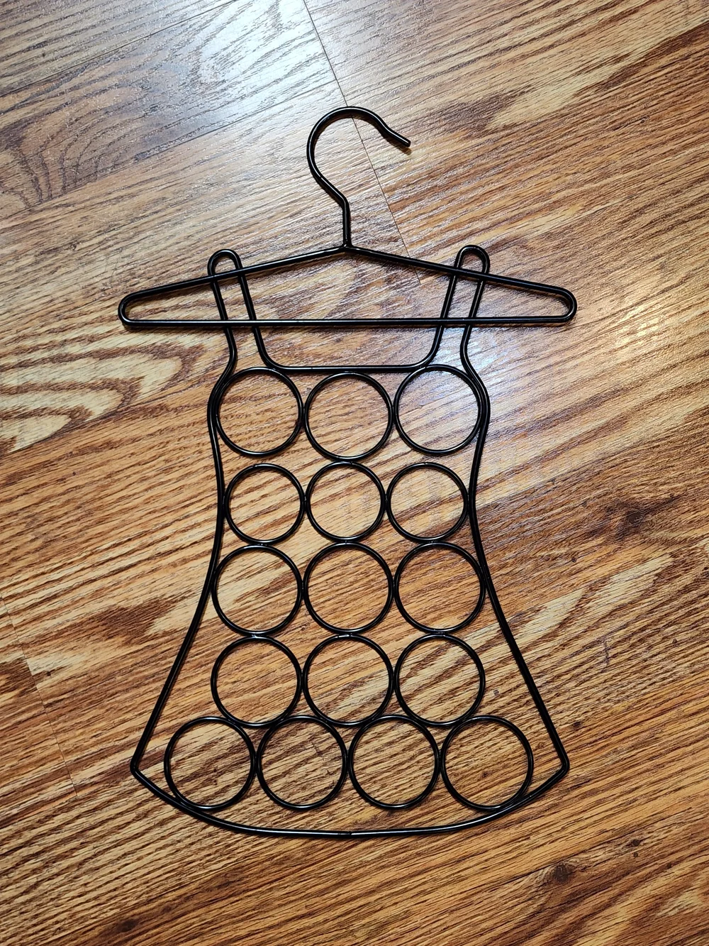 Black Dress-Shaped Scarf and Tie Hanger